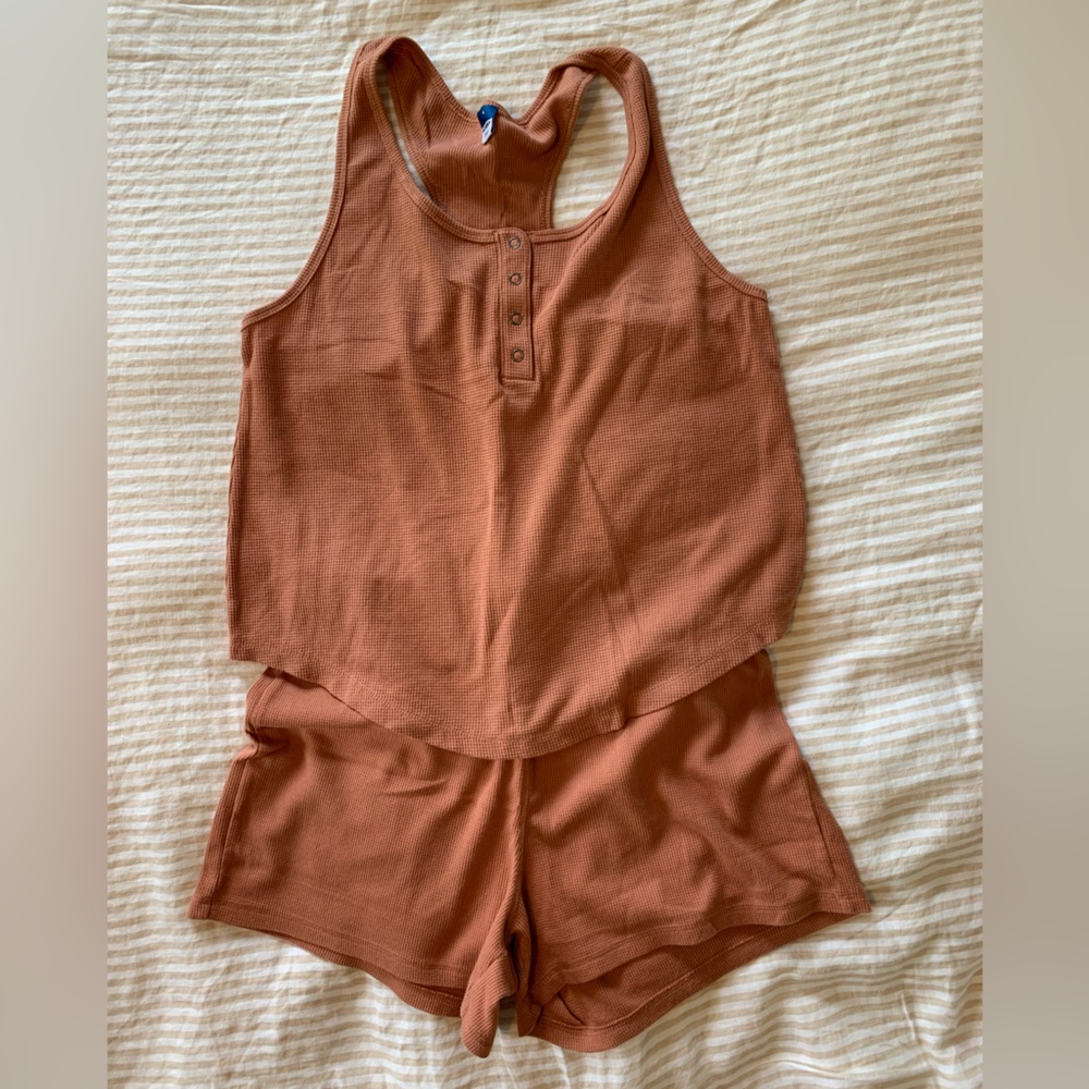 Old Navy racerback tank top and shorts set